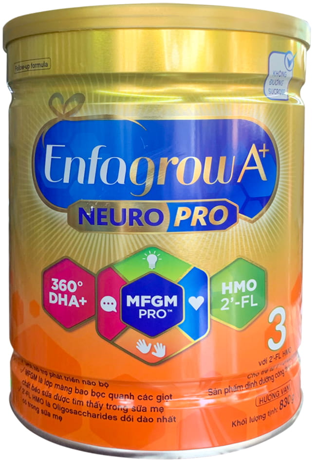 Sữa Enfagrow A+ số 3 lon 830g cho trẻ 1-3 tuổi